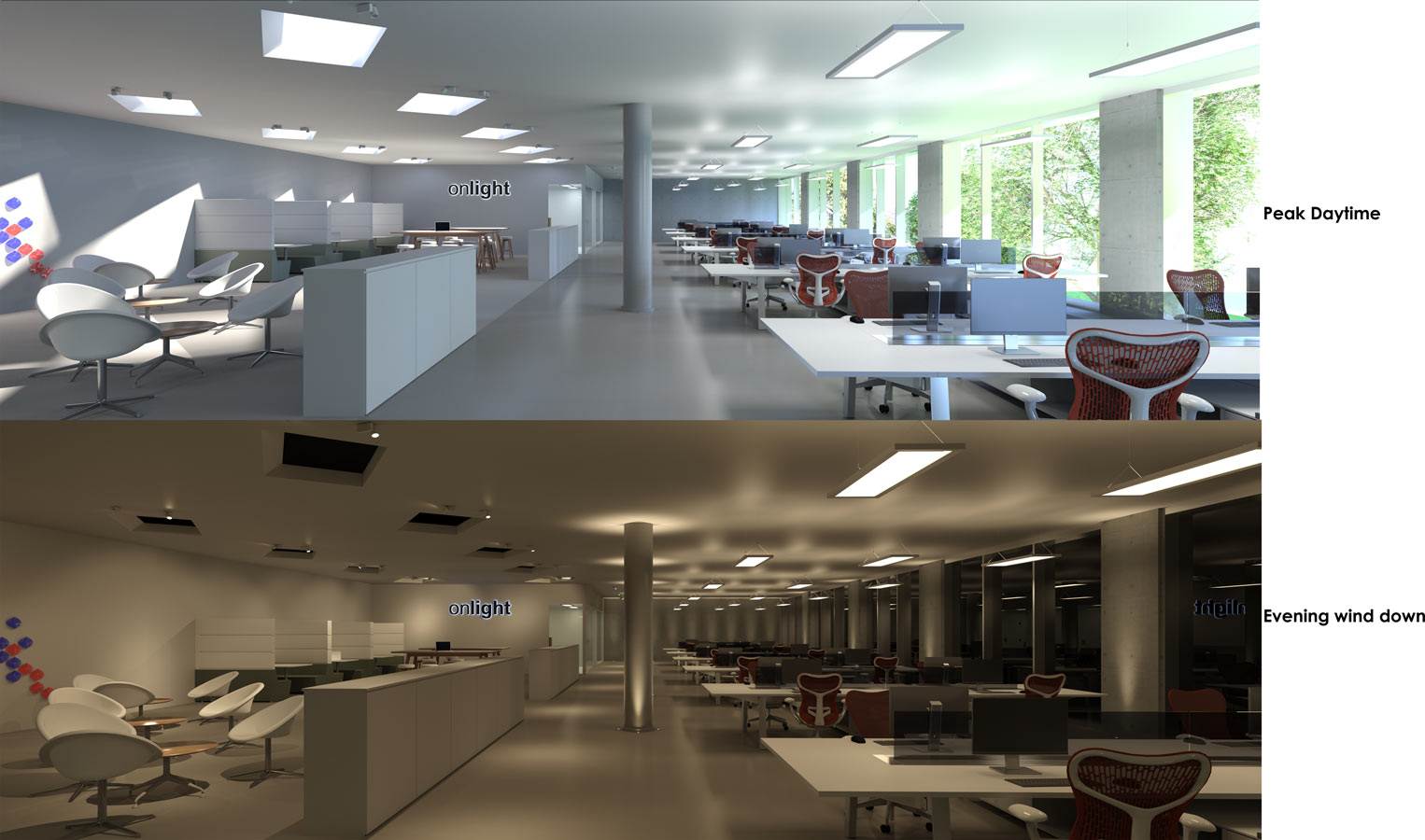 HumanCentric Lighting for the office Space Wellbeing ONLIGHT